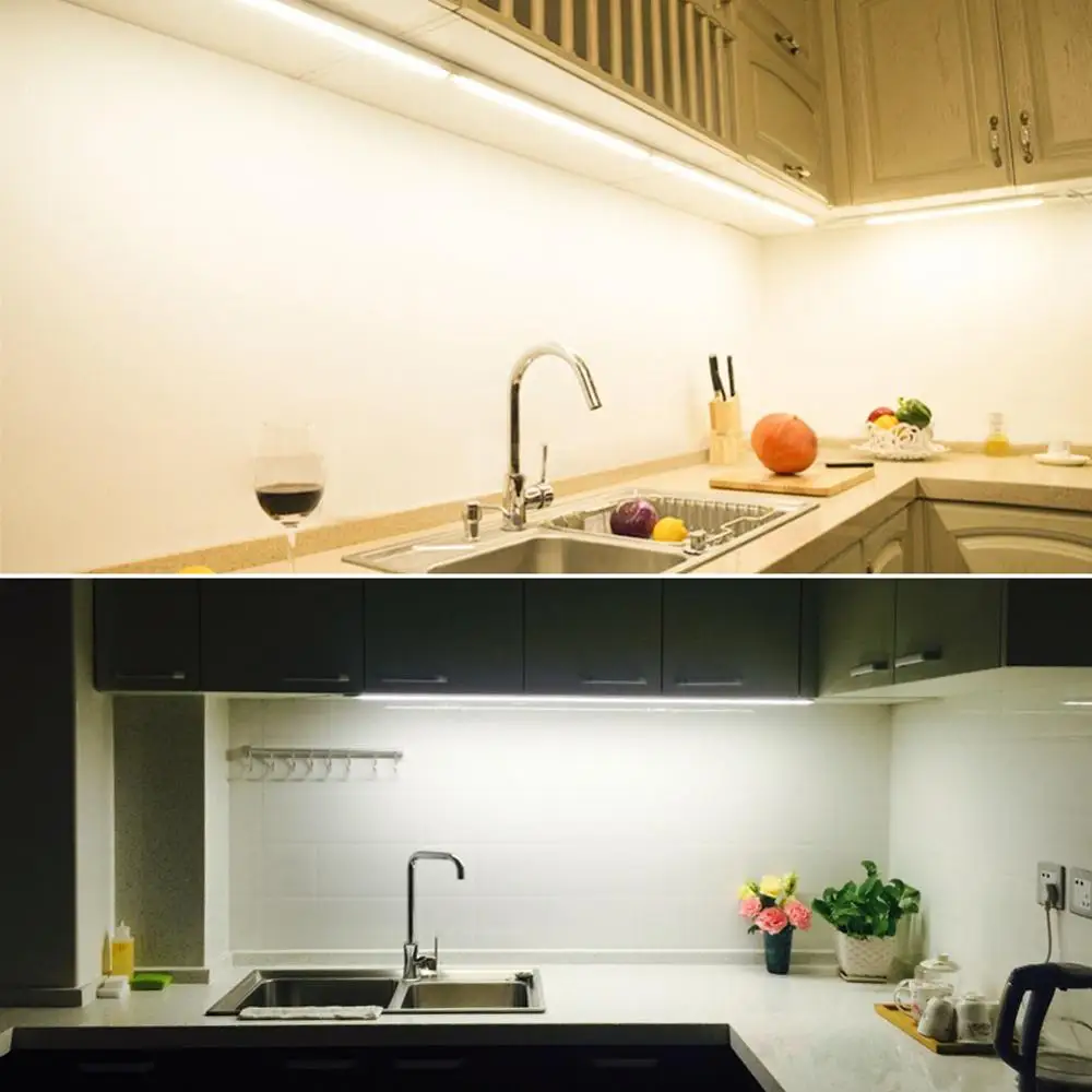 Led Lights For Kitchen Cabinet Light Bedroom Led Backlight Tv Decoration Lighting 29 57cm Eu T5 Tubes Led Strip Bar Table Lamp Under Cabinet Lights Aliexpress