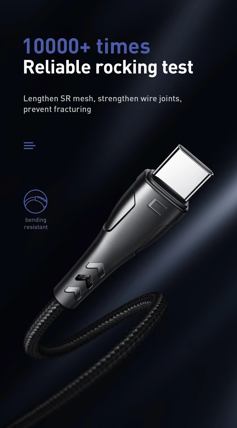 Mcdodo usb type-C кабель для samsung S10 S9 8 Quick Charge 3,0 кабель USB C Быстрая зарядка для huawei P30 Xiaomi USB-C провод зарядного устройства