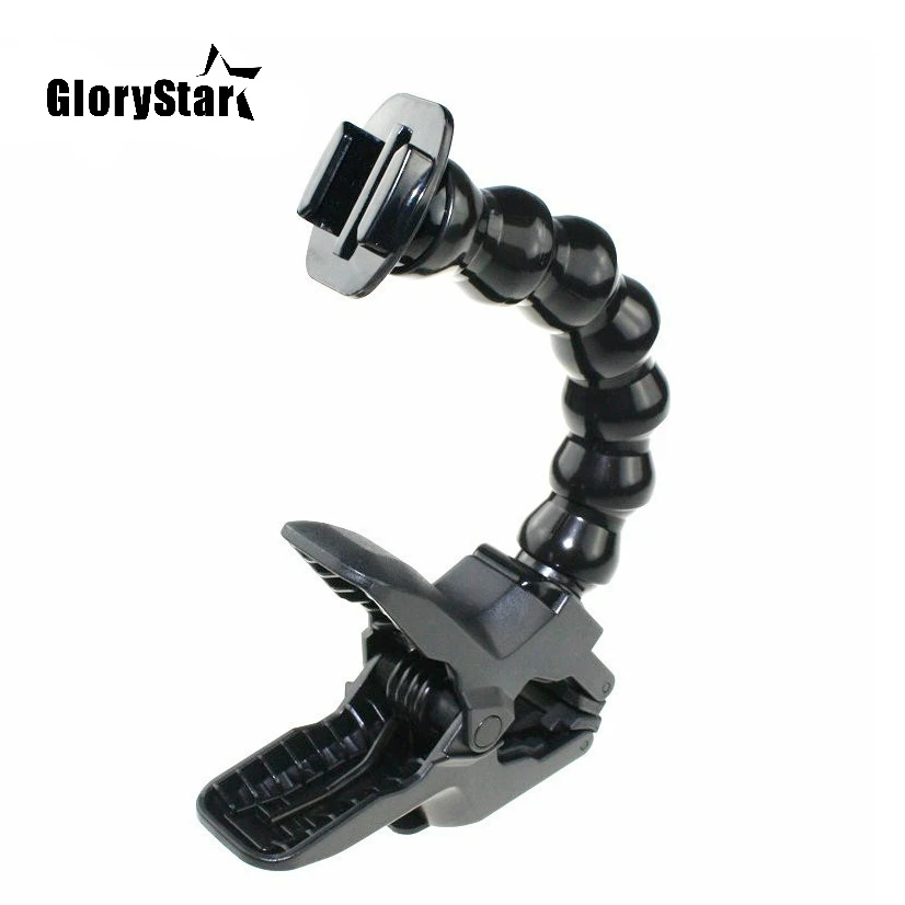 

GloryStar Jaws Flex Clamp Mount Holder Adjustable Neck for Hero OSMO DJI Session SJ4000/SJ7000 for Xiaomi Yi 4k for Eken H9 H9R