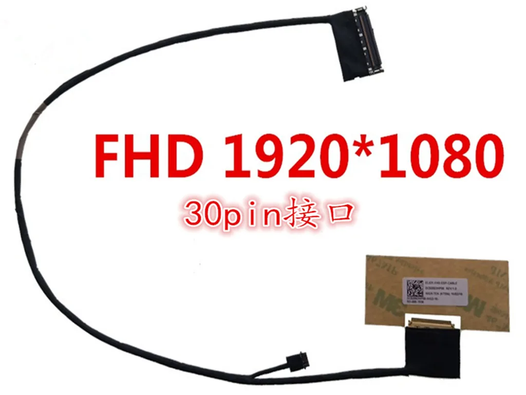 

NEW For Lenovo Xiaoxin air -14 2019 S340-14 IdeaPad S340 14 EL431 LCD LVDS SCREEN FLEX Cable LCD EDP FHD Cable DC02003HP00