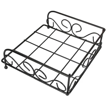

Napkin Holder Metal Square Luncheon Home Flat Napkin Holder