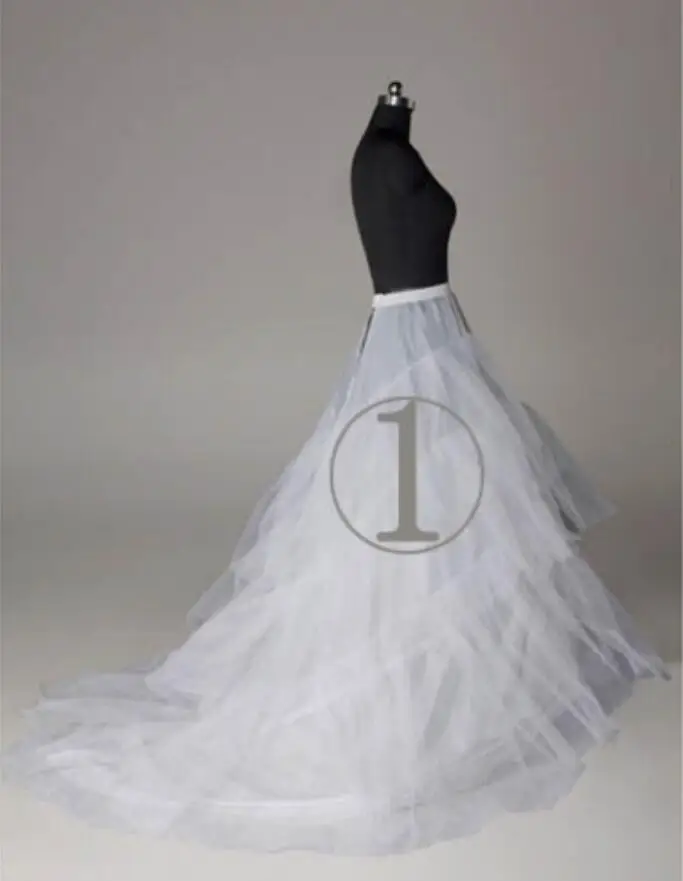 Новая белая сетка 3-6 Обручи Свадебная Нижняя юбка для невесты