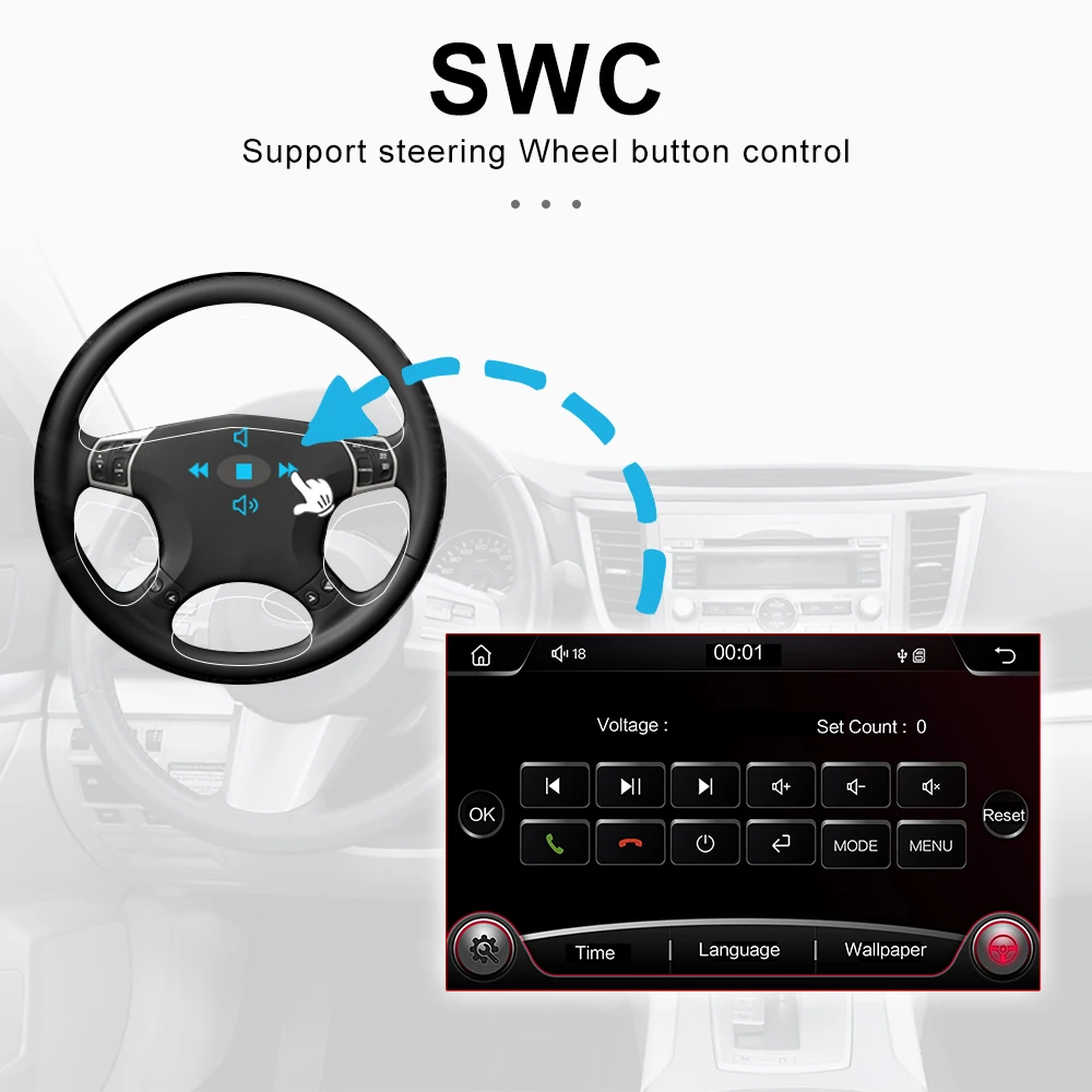 Camecho 2 din Car Radio 9 inch 2.5D Touch Car Multimedia MP5 Player Android IOS Mirror link Car Autoradio Stereo for Universal