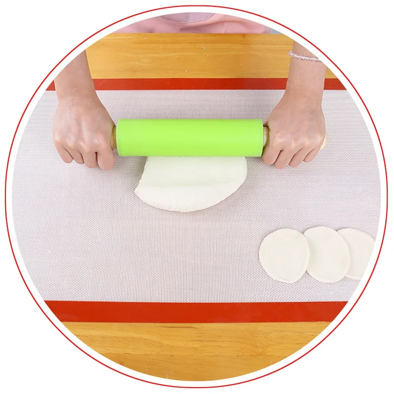 1 шт. многоразовый экологически безопасный силиконовый коврик для выпечки