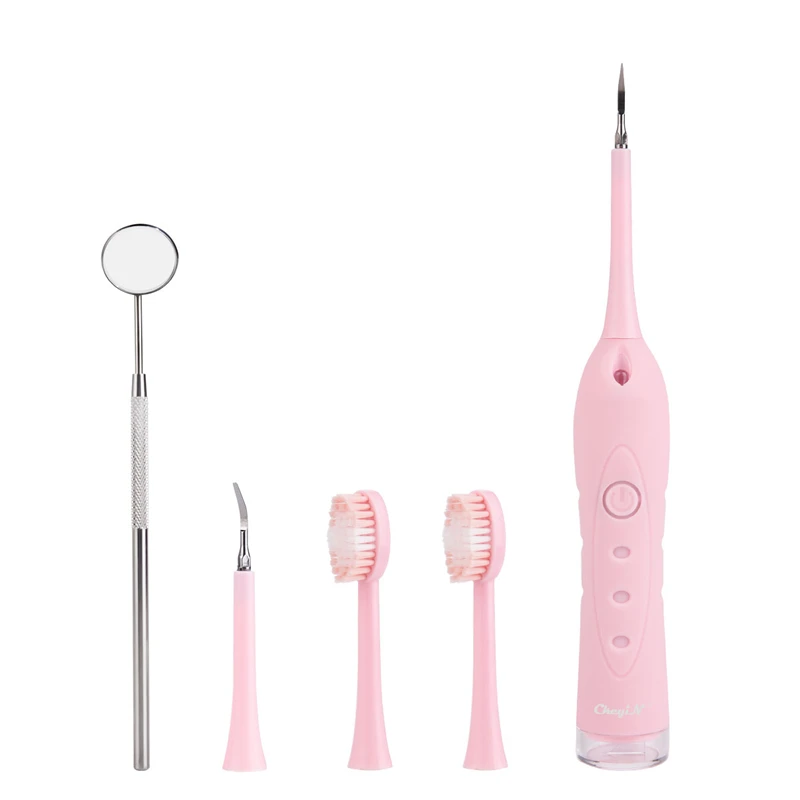 Teeth Whitening Dental Instrument Tooth Cleaning Polisher Tool Electric Calculus Remover Dentist Stain Eraser Mouth Mirror Kit45