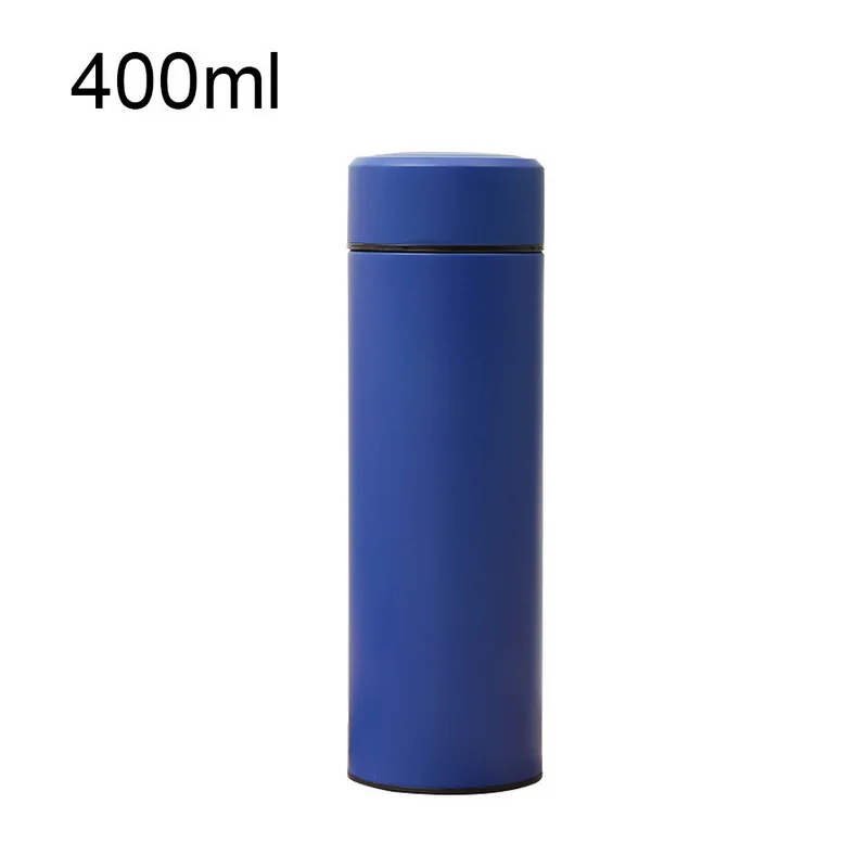 Blue 400ml 500 мл Термос, чайная кружка с фильтром, вакуумная колба с фильтром, нержавеющая сталь, Термокружка, кофейная кружка, бутылка для воды, офис - Цвет: Blue 400ml
