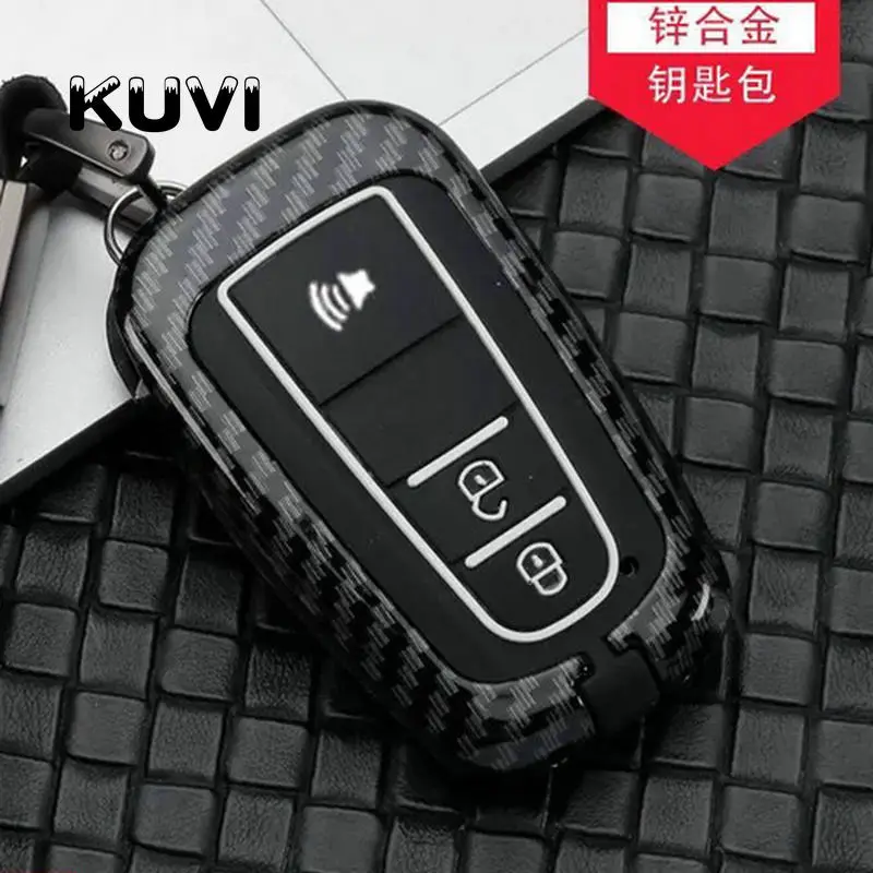 Сплав ключ чехол для Toyota Camry CHR Corolla RAV4 Avalon Land Cruiser Prado Prius чехол дистанционного брелока 2 3 4 кнопки