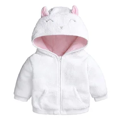 Manteau de printemps en cachemire d'agneau pour bébé, pyjama pour nouveau né garçon et fille, Costume jumeaux, vêtements pour nouveau né, veste mignonne 