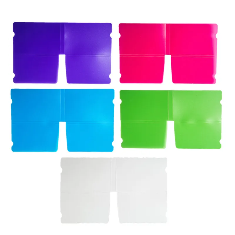 2/5/10PCS Dustproof Mask Folder Container Foldable Face Masks Folder Clip Safe Pollution Disposable Storage Case Box Organizer 