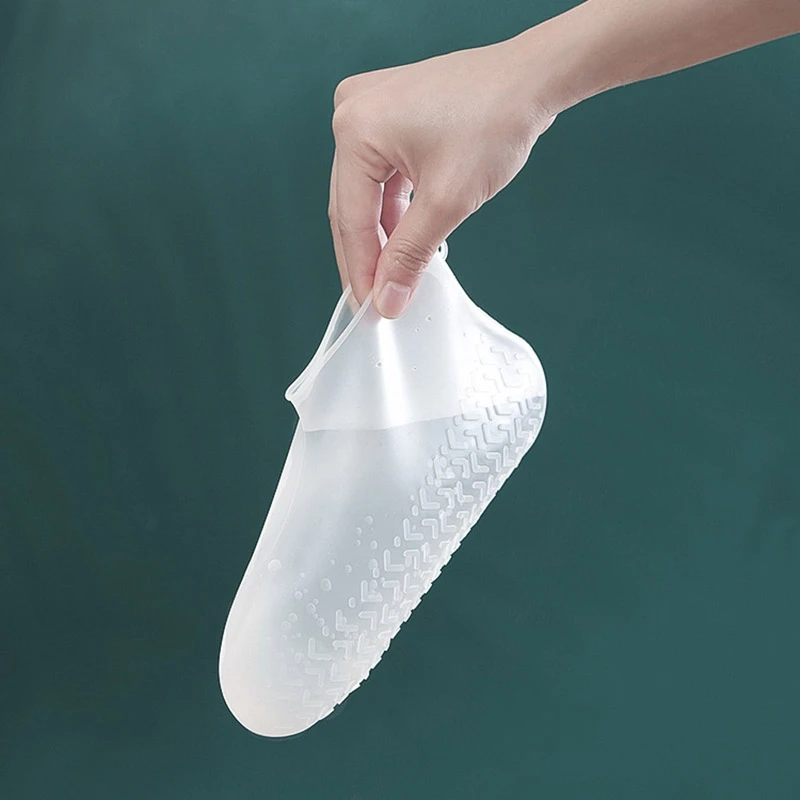 Многоразовое латексное водонепроницаемое покрытие на обувь от дождя Нескользящие резиновые непромокаемые сапоги обувь аксессуары