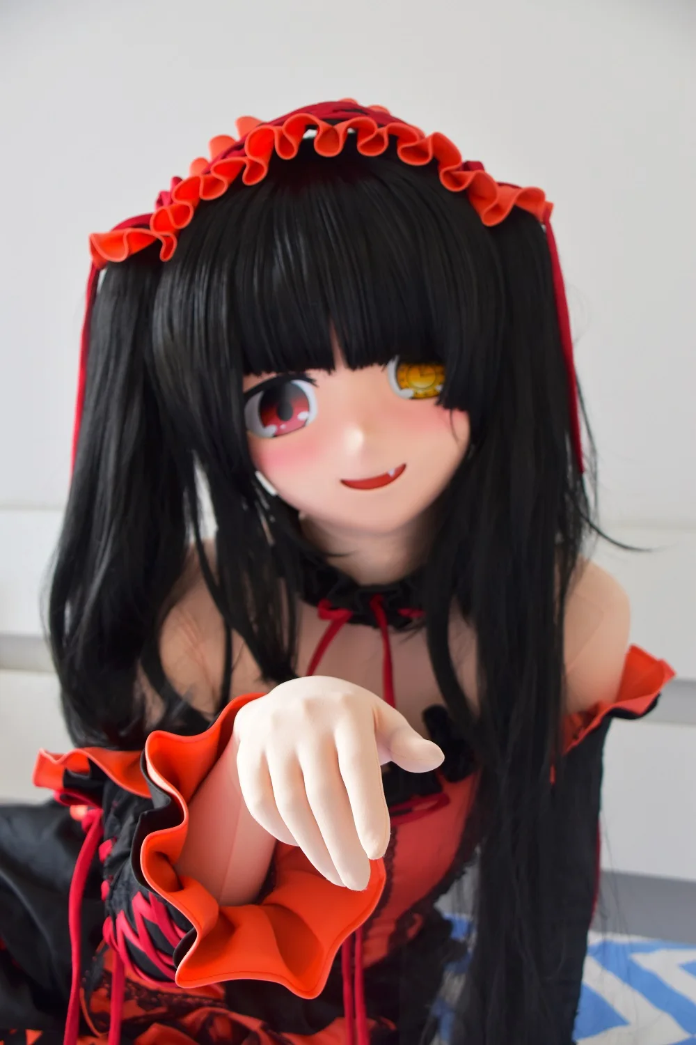 KGM 15) арбалет Девушка BJD кукла Дата живой комикс маска Реалистичная кремнезема токисаки Куруми косплей Кигуруми Трансвестит маска