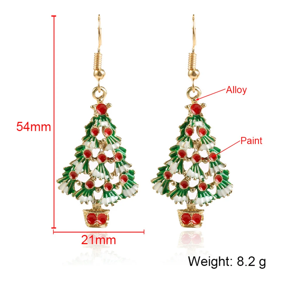 Christmas Tree Earring (7)