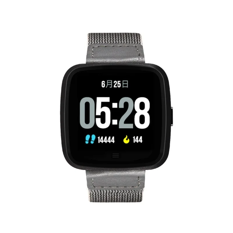 

DTNO.1 G12 1.3 Inch OLED Color Screen Smart Bracelet IP67 Waterproof Nylon Watchband Branch