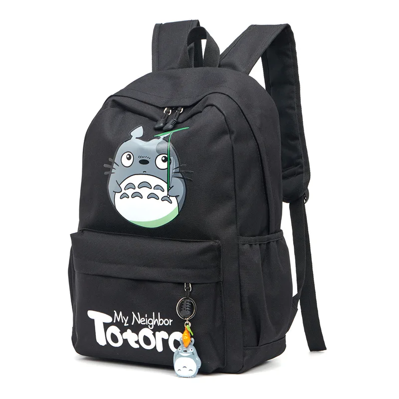 Anime Totoro Printed Canvas Backpack
