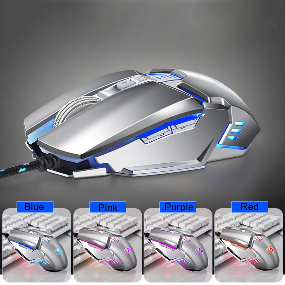 OMESHIN подходит для M312 2400 точек/дюйм Профессиональный 6-ключ макро программирования светодиодный Мышь линия механические подсветка игровой коврик для мыши