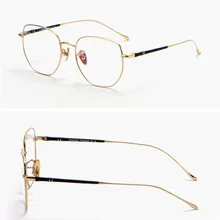 Ультралегкие ретро унисекс из чистого титана с полной оправой, прогрессивные многофокусные линзы, очки для чтения черного золота