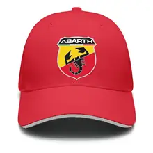 Для мужчин Для женщин Регулируемый Abarth логотип Кепка-тракер папа Бейсбол Шапки Кепки