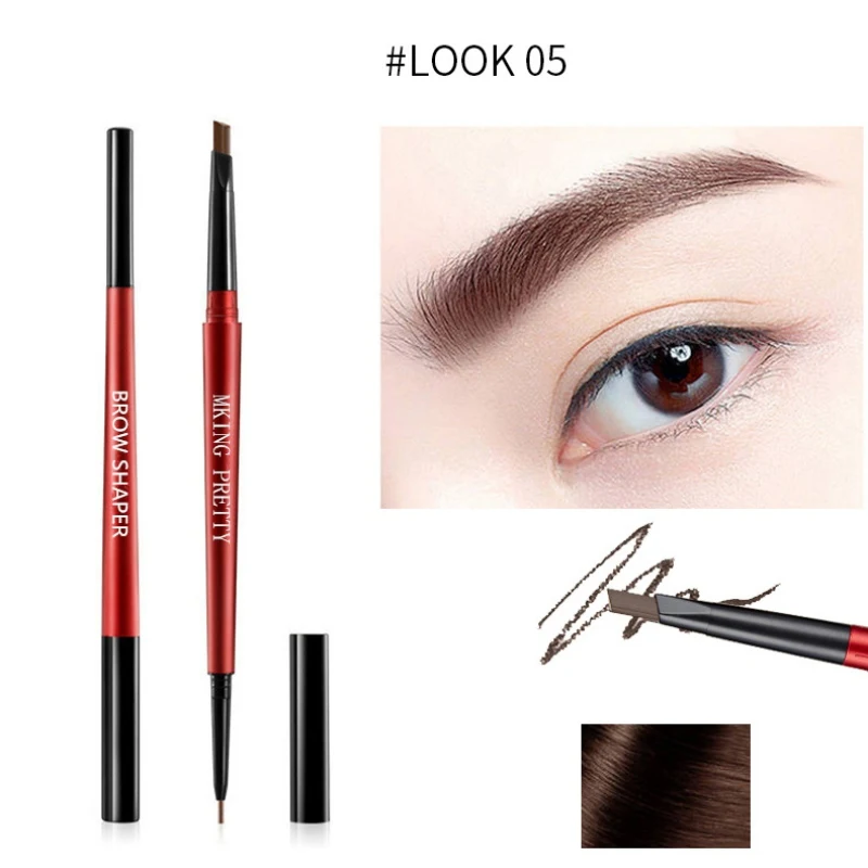 Стойкий карандаш для бровей и бровей, косметика, тинт для макияжа, водостойкий черный, коричневый макияж для бровей, набор красоты, maquiagem - Цвет: 05