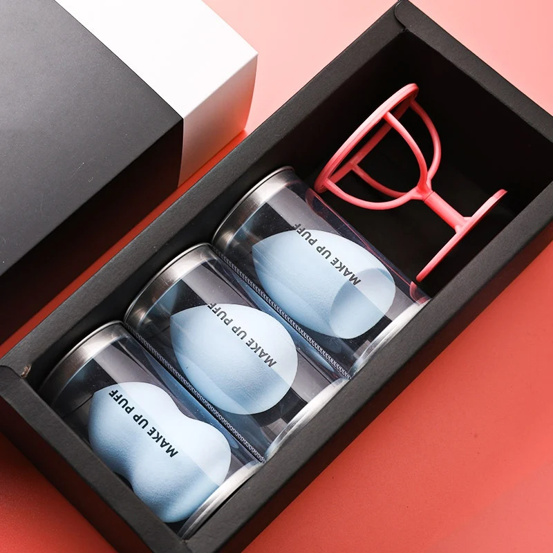 Brand New Makeup Egg Cosmetic Egg Holder Non-latex Dry-wet Dual-use Powder Puff Cosmetic Puff Tools