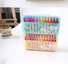 Канцелярские товары 24 цвета акварельные ручки Рисование комиксов каллиграфия надпись Живопись Дети Цветные Маркеры кисти ручки набор