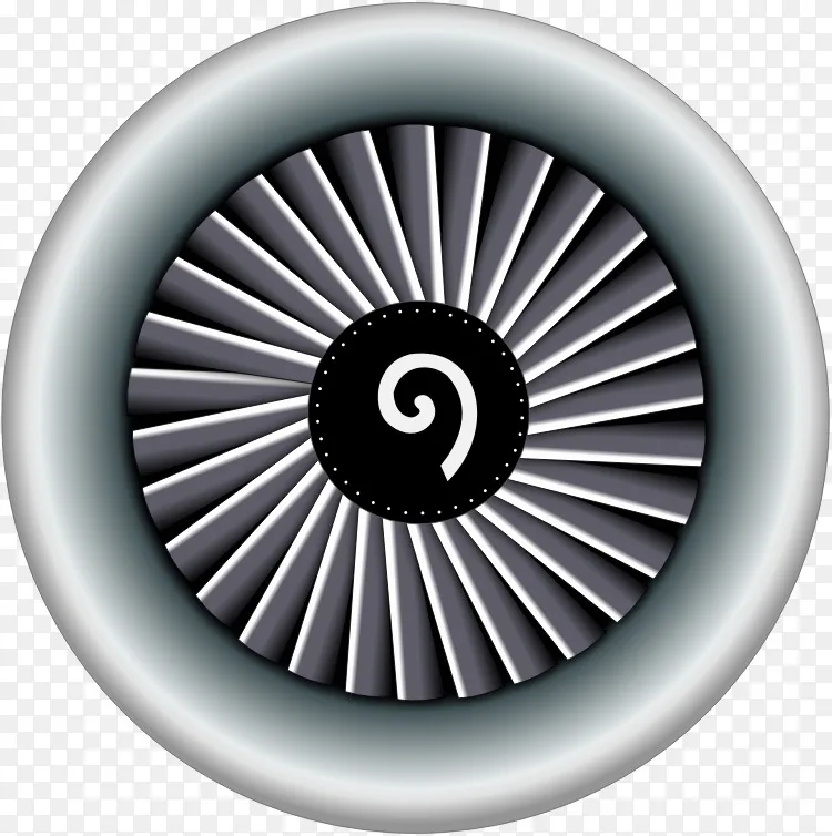 飞机喷气式发动机剪辑艺术引擎