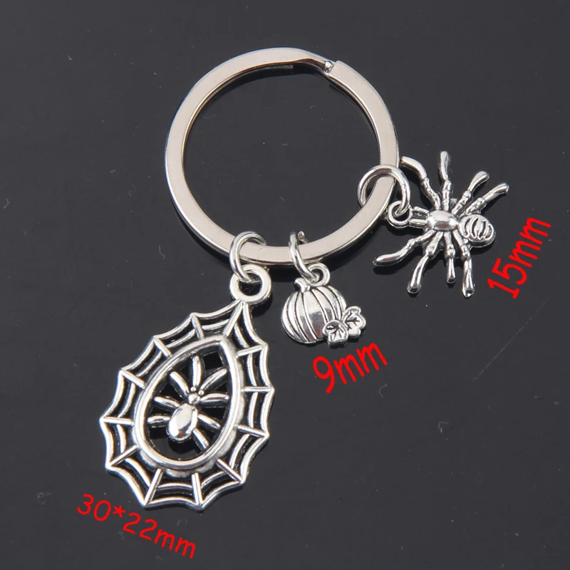 Набор брелоков в виде паука и тыквы для Хэллоуина страшный подарок украшение
