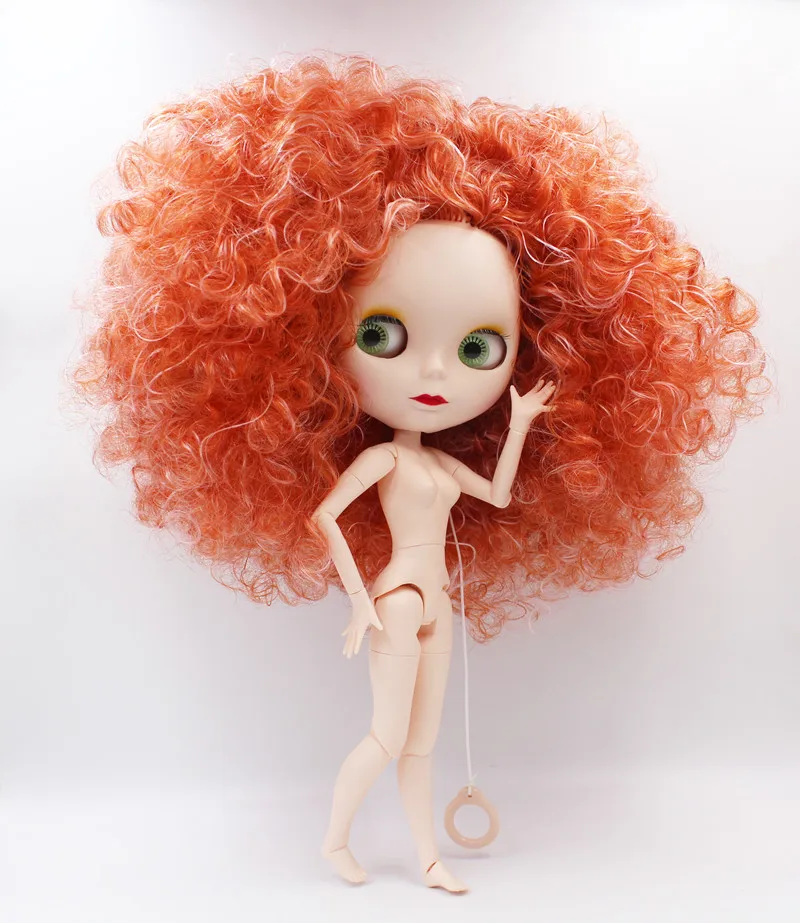 BJD шарнир RBL-884J DIY Обнаженная кукла Blyth подарок на день рождения для девочки 4 цвета большие глаза куклы с красивыми волосами милая игрушка