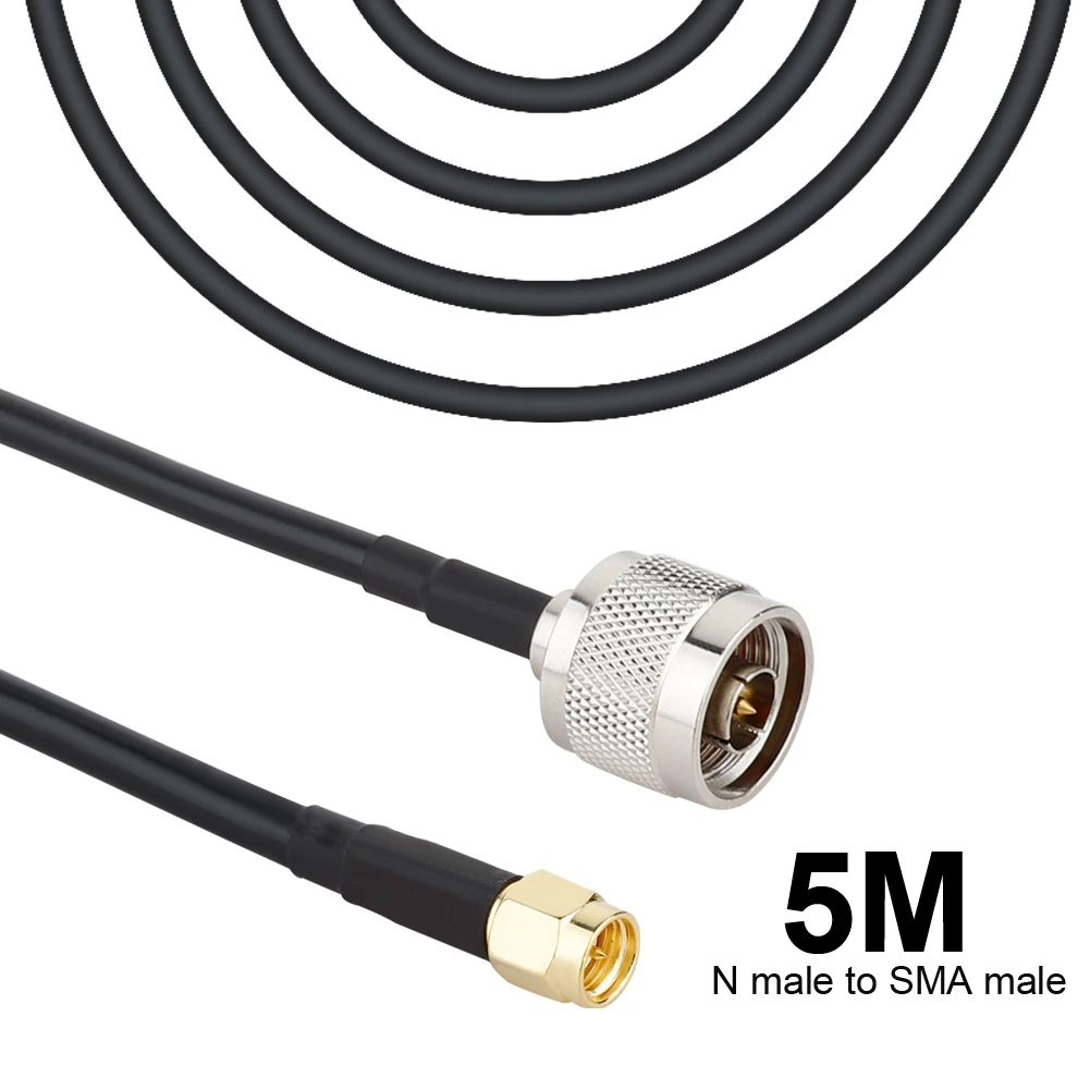 SMA Штекерный штекер типа N Wifi антенный гибкий кабель высокого качества N Male to SMA Male