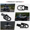 New Arrival! CNC Billet Wide Foot Pegs Pedals For BMW R1200GS LC ADV F750GS F850GS  Footpegs R 1200 GS Adventure Black ► Photo 3/6