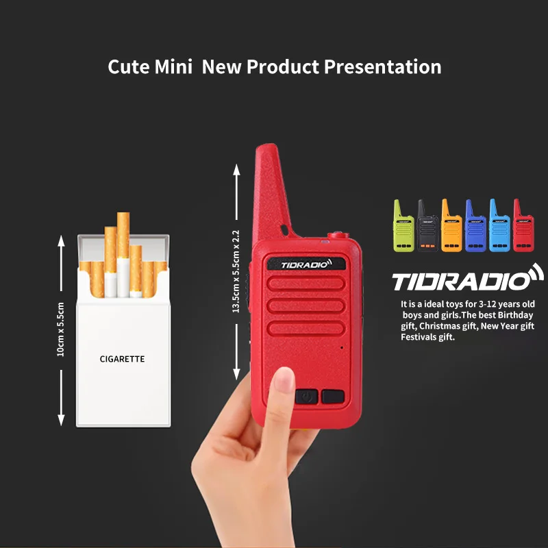 2 шт./лот TID TD M9 Мини Walkie Talkie рация дети UHF 400 480 мГц для ребенка Walki Talki Портативный