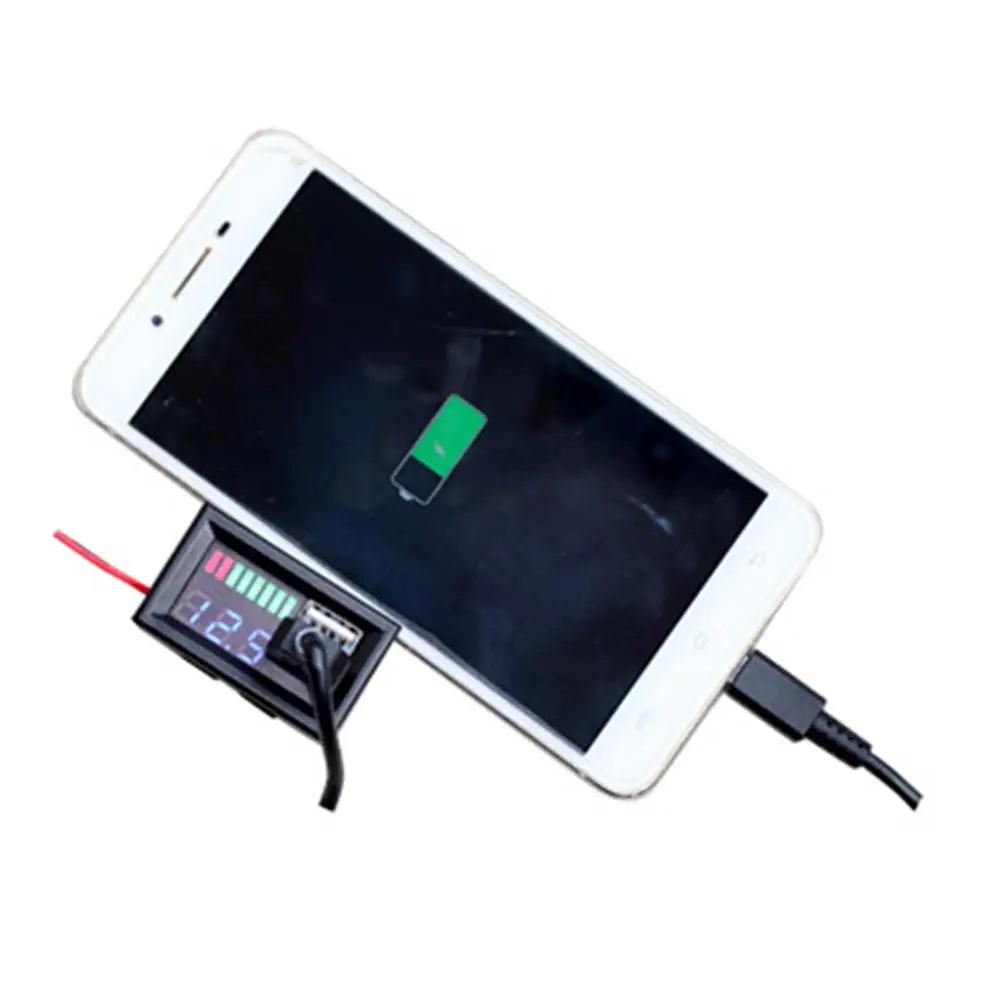 1 шт. детектор напряжения на аккумуляторах 5 В Двойной выход USB|Аккумуляторы для