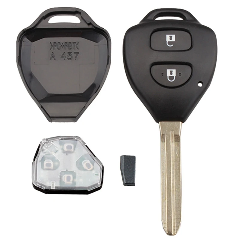 

Car Smart Remote Key 2 Buttons G Chip Car Key Fob Fit for Toyota HILUX Yaris 434MHZ