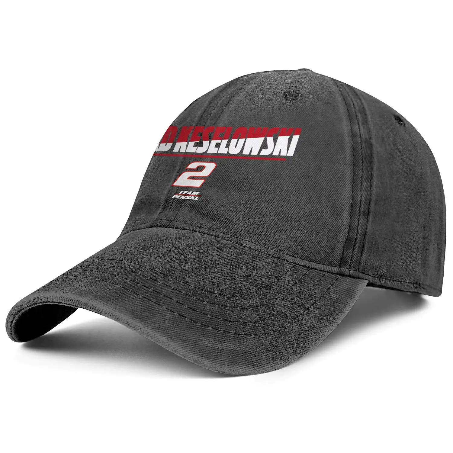 Унисекс Женская 'scoole Джинсовая Шляпа для папы Sanpback Checkered-Flag-Brad-Keselowski-#2-прогулочная бейсболка