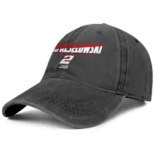 Унисекс Женская 'scoole Джинсовая Шляпа для папы Sanpback Checkered-Flag-Brad-Keselowski-#2-прогулочная бейсболка