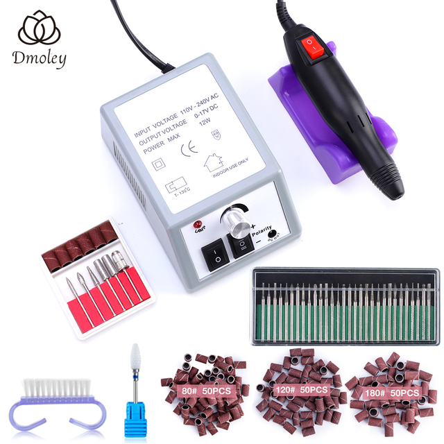 Pro Electric Nail Drill Machine 25000RPM Pedicure Machine Set Electric Manicure Drills Accessory Pedicure Kit Nail Tools