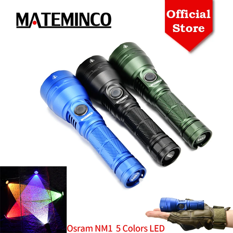MATEMINCO MT35MINIS Osram NM1 550LM 860m USB Type C Перезаряжаемый 18650 светодиодный фонарик для