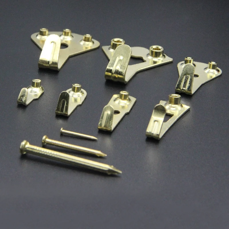 10PCS Invisible Wall Mount Photo Picture Frame Nail Hook Hanger Wall Hanging New