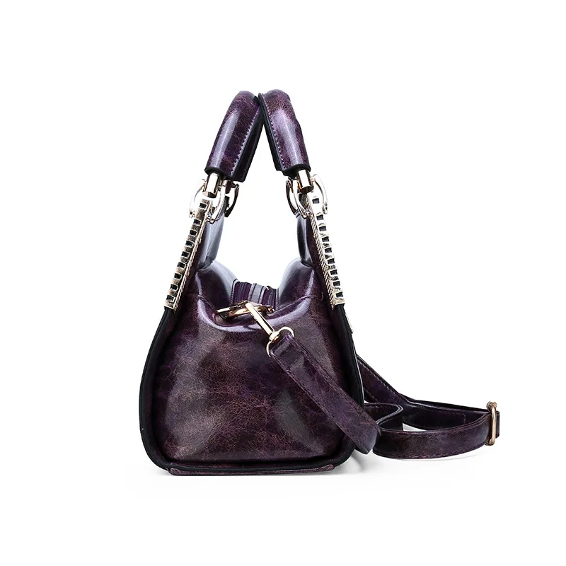 

WOMEN'S Bag 2019 Most New Style Trend Crocodile Pattern Textured Handbag Simple Versatile Shoulder Bag Elegant Shoulder Bag
