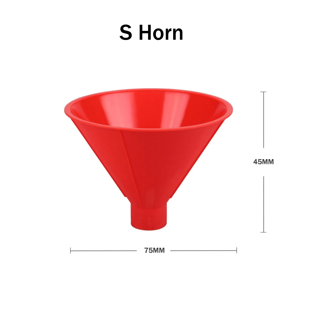 Red S Horn Инструмент для очистки стекла, Волшебная лопата, конус, скребок для льда, воронка для автомобиля, для удаления снега - Цвет: Red S Horn