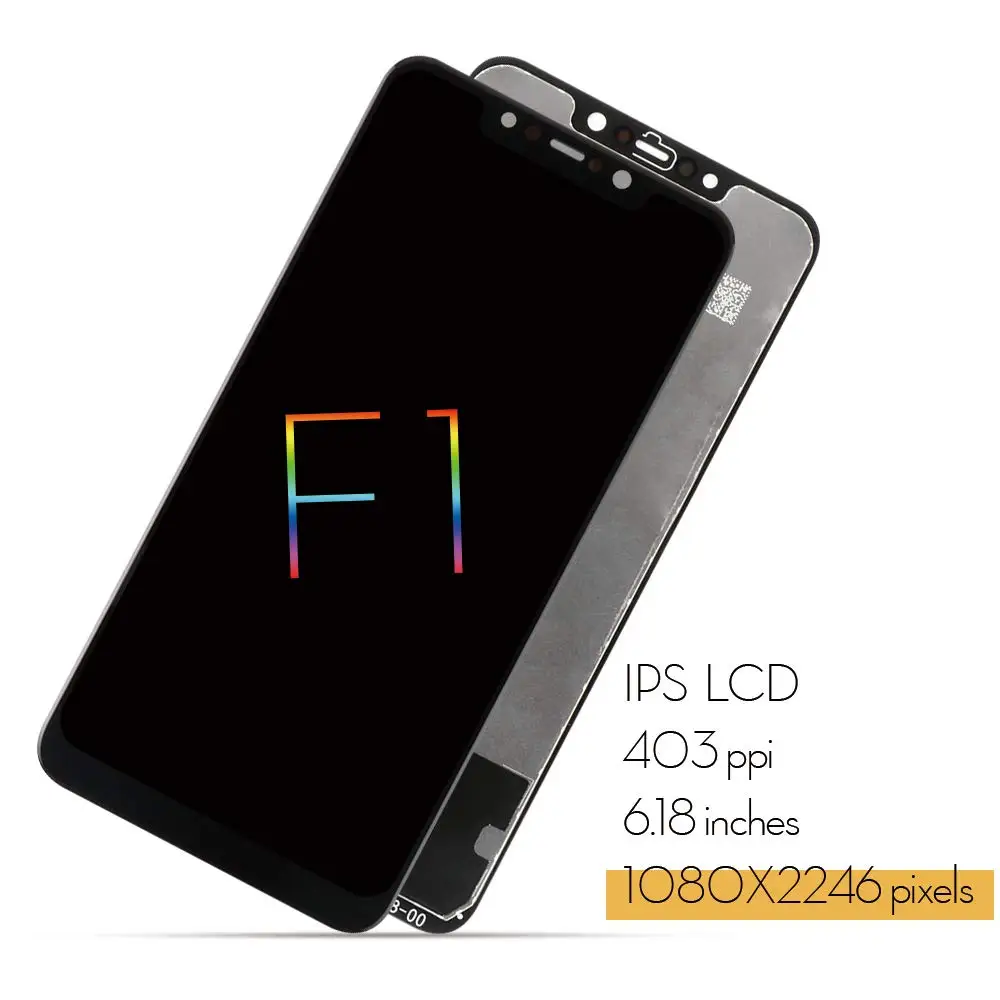 6 18 дюймов дисплей для Xiaomi Pocophone F1 ЖК-дисплей + кодирующий преобразователь