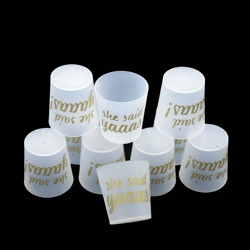 12pcs She Said Yaaas Cups Hen Party Bridal Shower Bride To Be Hen Night Bachelorette Party Decoration Favor Gifts HL77 (3)
