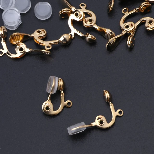 Convert Pierced Earrings Clip Ons  Earring Converters Pierced Clip - 2/10  Ear Clip - Aliexpress