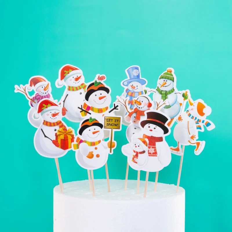 Cakelove Merry Топпер на Рождественский торт набор бумаги Санта Клаус выбирает рождественские торты украшения вечерние Рождественский капкейк топперы Рождество
