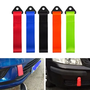 

Towing Rope High Strength Nylon Trailer Car Heavy Duty Tow Ropes Racing Car Universal Tow Eye Strap Tow Strap Bumper Trailer