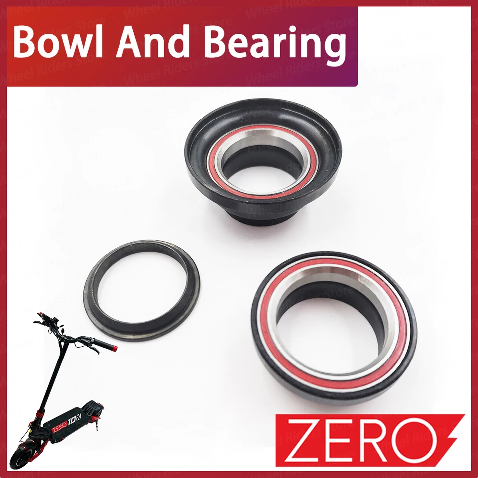 Potence Trottinette Zero 11X – Colonne Direction Origine Noire (neuve)