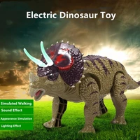 Kid Educaitional Toy High Simulation Electric Dinosaur Can Walking  Music Sound Flash Light Effect Boy Gift Model Dinosaur Robot 2