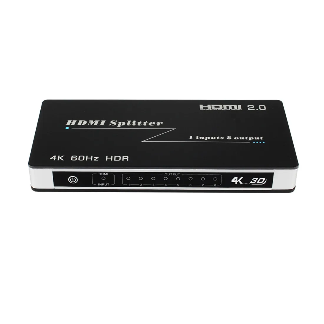 HDMI сплиттер, 2 в 8 Выход 2X8 4k видео компьютер ТВ монитор HD перфоратор 1080P для ТВ, dvd-плеер, спутниковый ресивер, приставка