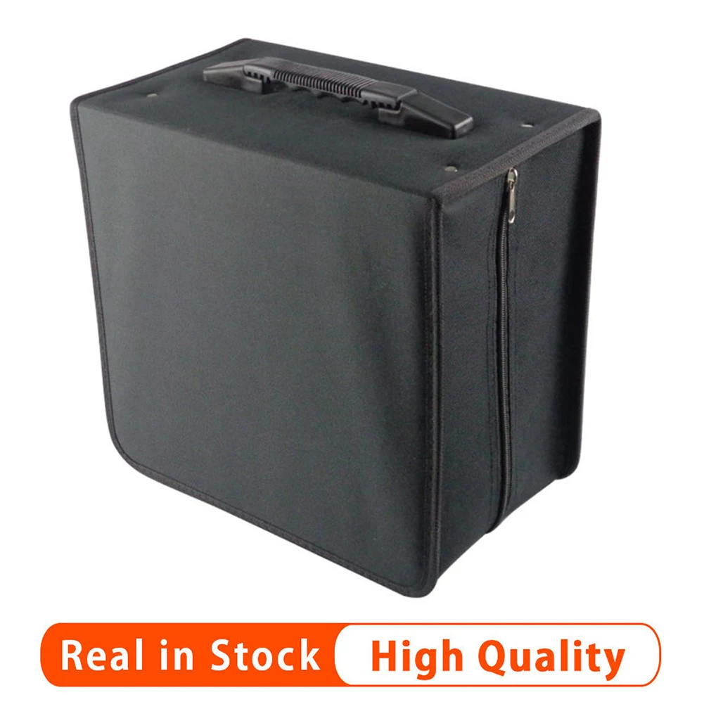 

High Quality 500 Disc Oxford Cloth Non-woven Fabrics CD Box DVD Storage Case Carrying Bag Organizer Holder With Solid Zipper
