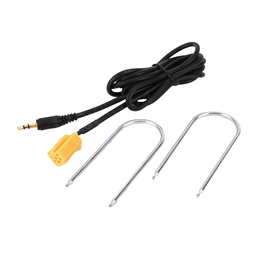 Car 3.5MM AUX Input Adapter Cable for Peugeot 206 207 307 308 Citroen Sega MP3 MP4 Phone 2007 - 2013 2014 2015