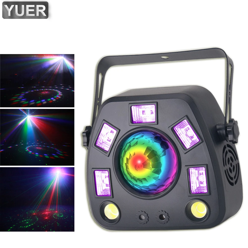 Лазерный прожектор Dmx512 4 в 1 СВЕТОДИОДНЫЙ УФ-шар | Лампы и освещение